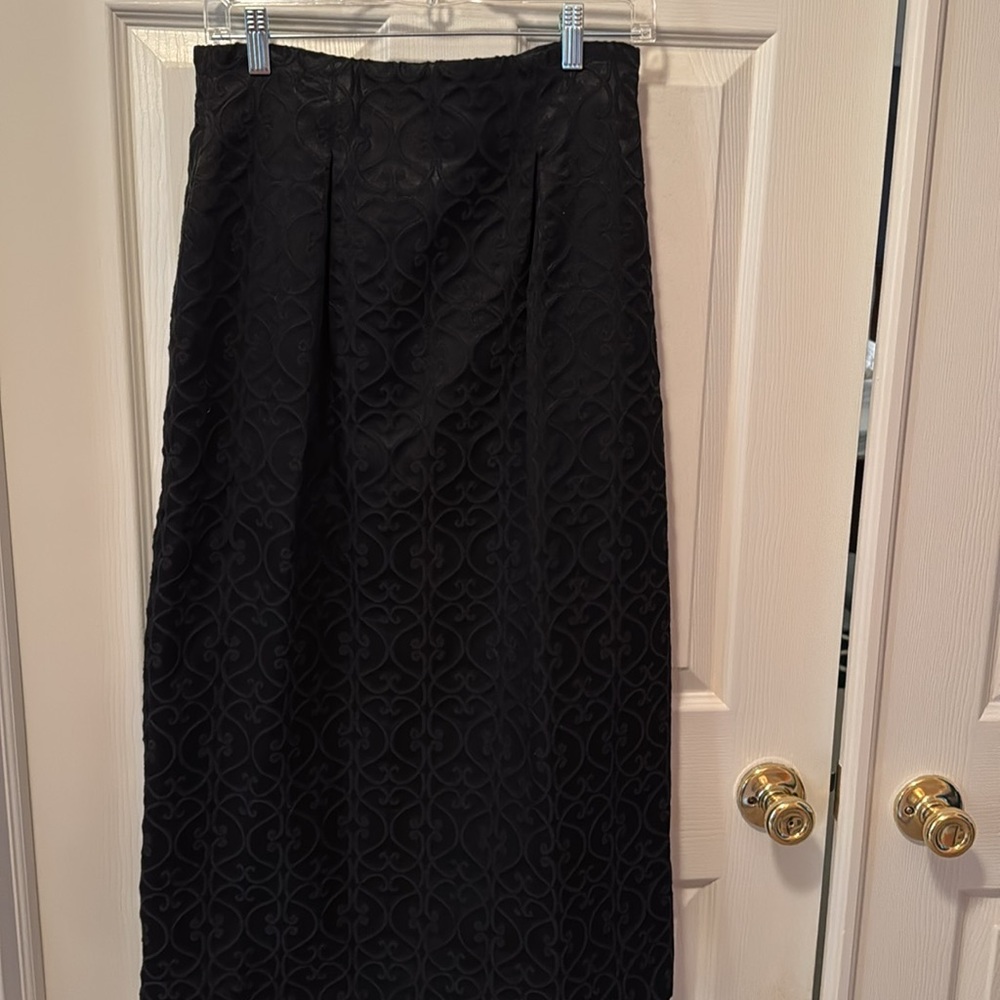 Straight maxi skirt